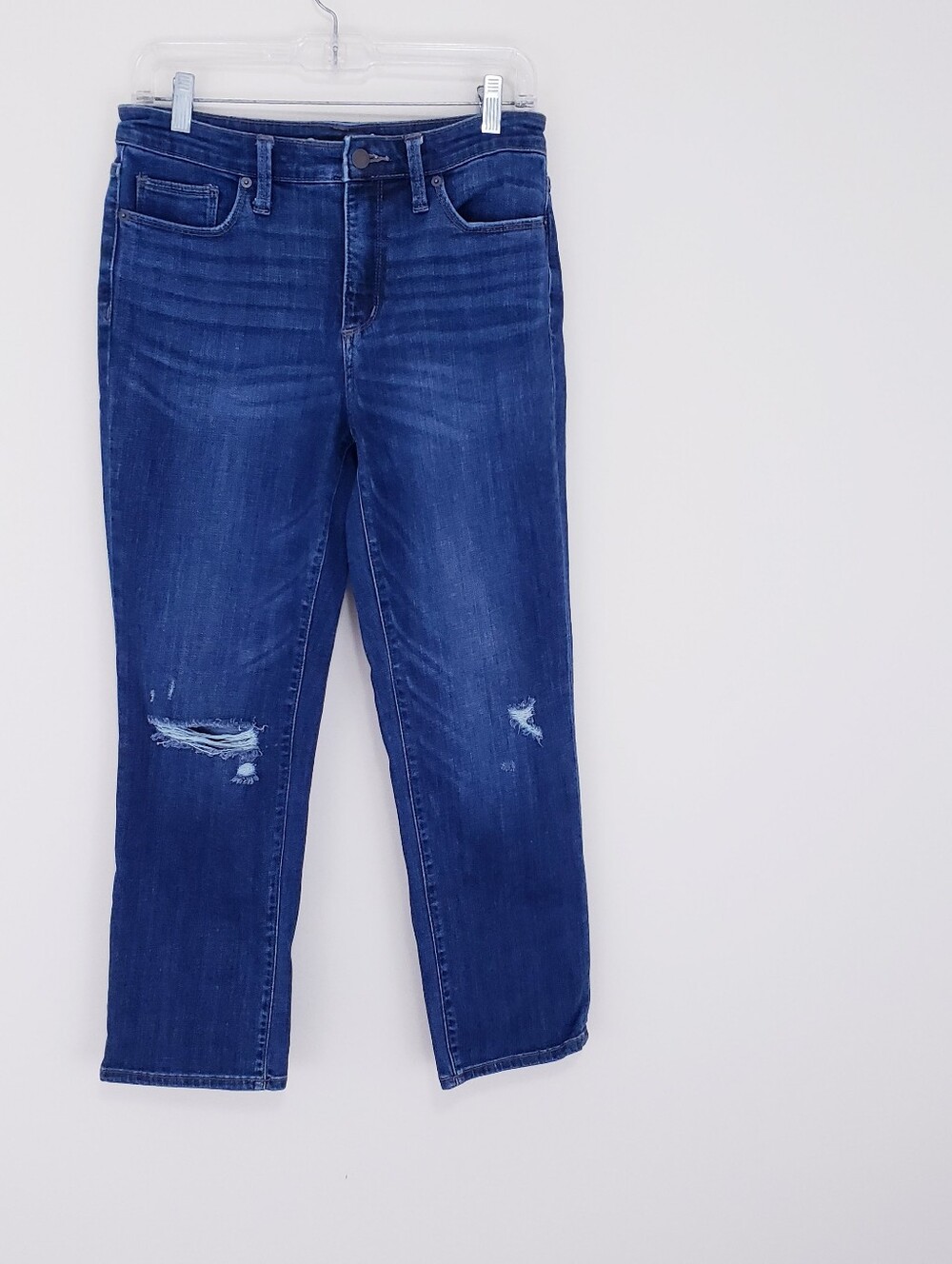 Universal Thread High Rise Straight Crop Jeans Size 8 29 Distressed - Picture 3 of 6